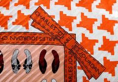 Charles Jourdan, Vintage Scarf with Shoes