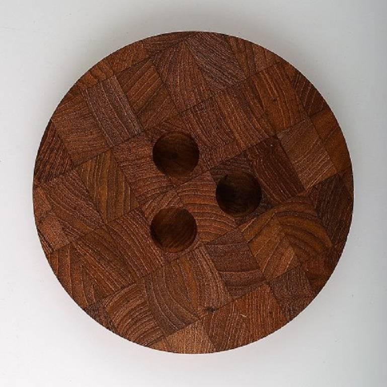 Arne Jacobsen for Stelton Ice Bucket Stainless Steel, Lid in Teak In Excellent Condition In København, Copenhagen