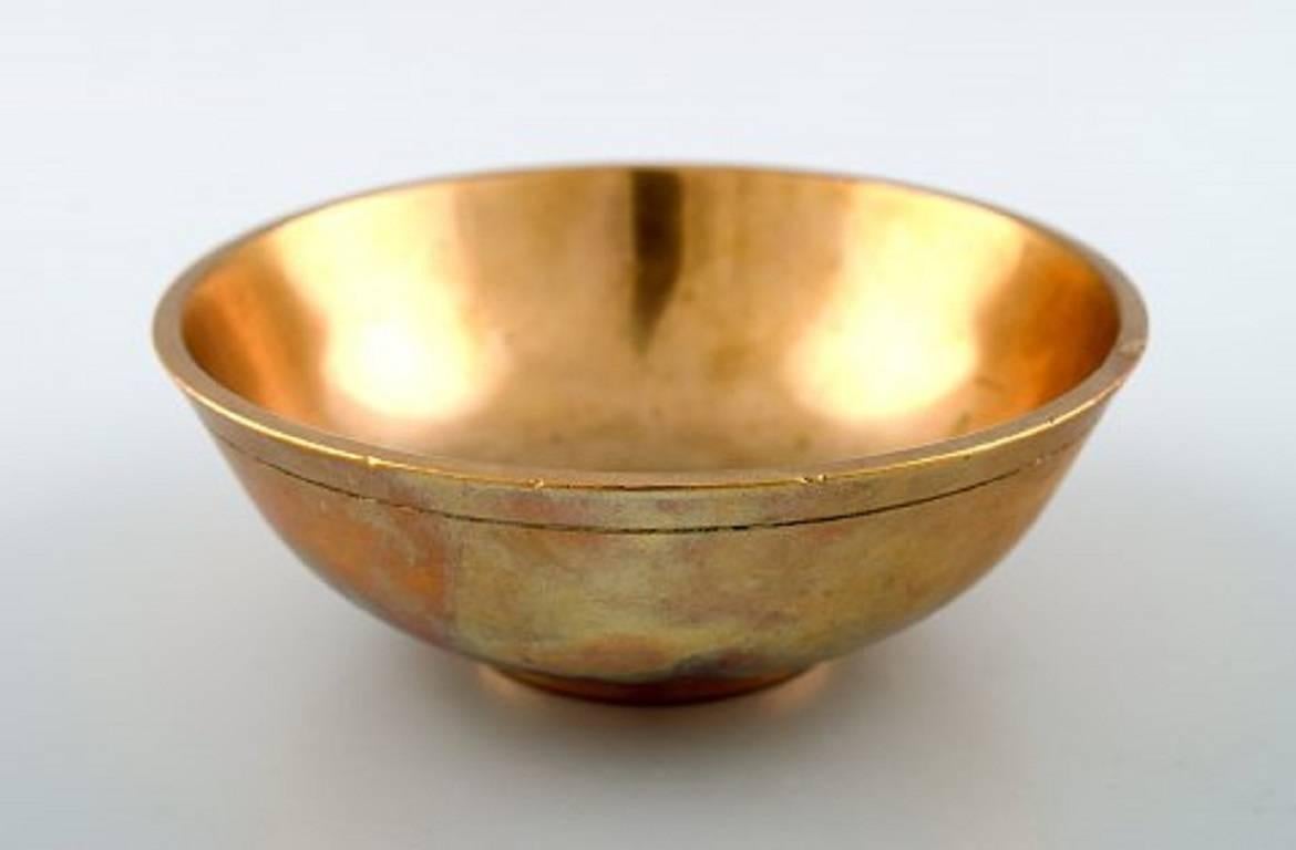 Just Andersen Art Deco bronze bowl.

Signed B 208.

In perfect condition.

Measures: 12.5 cm. in diameter, 5 cm. height.