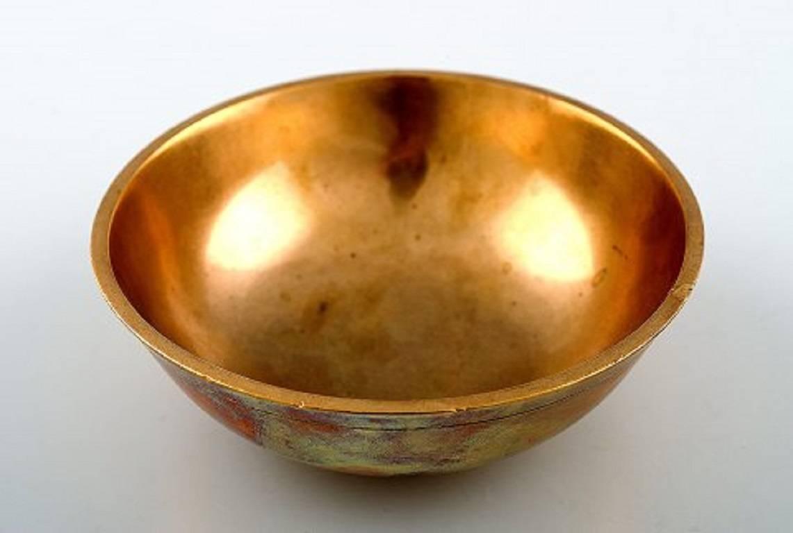 Danish Just Andersen Art Deco Bronze Bowl