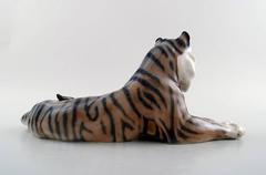 Royal Copenhagen Porcelain Figurine in the Form of a Tiger, No. 714