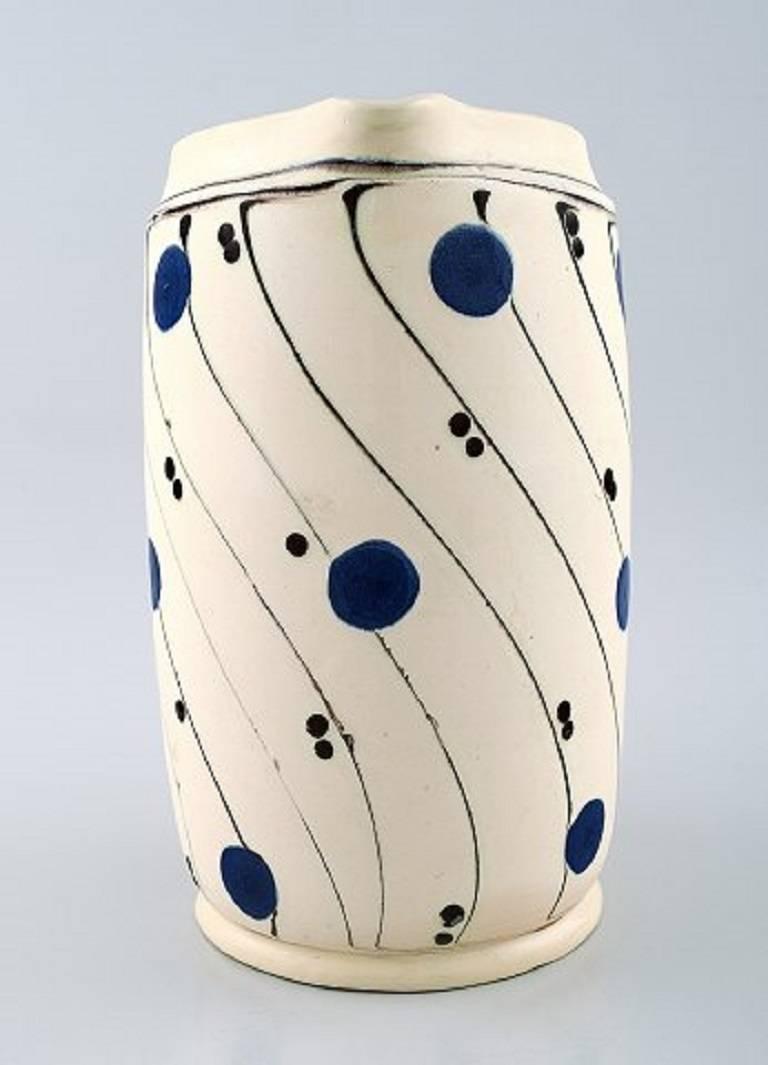 Art Deco Kähler, Denmark, Glazed Stoneware Mug, 1930s