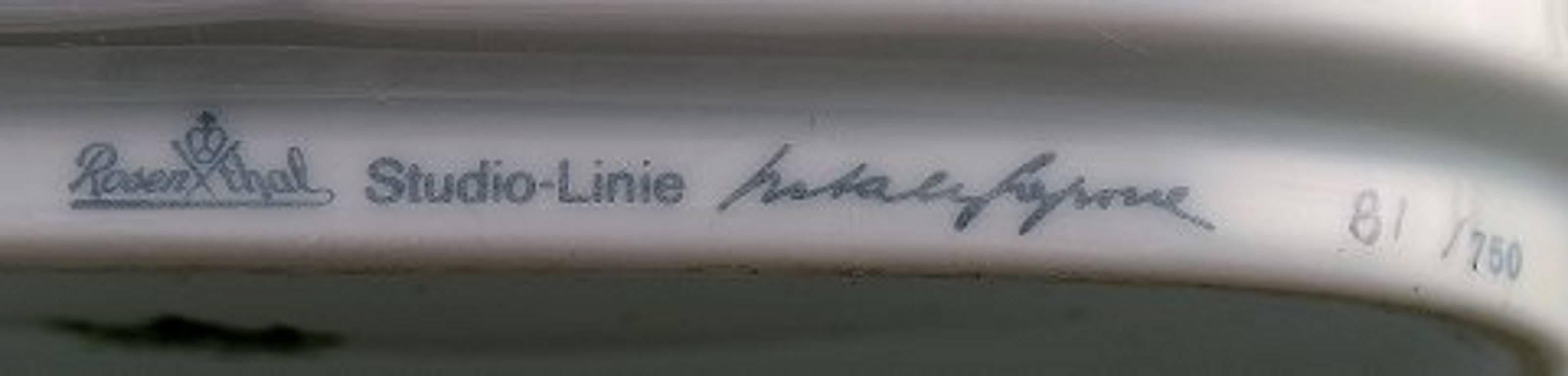 20th Century Rosenthal Studio-Line Natale Sapone, Porcelain Vase