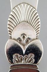 Georg Jensen Sterling Silver 'Cactus' Cutlery, Dinner Forks, Seven Forks
