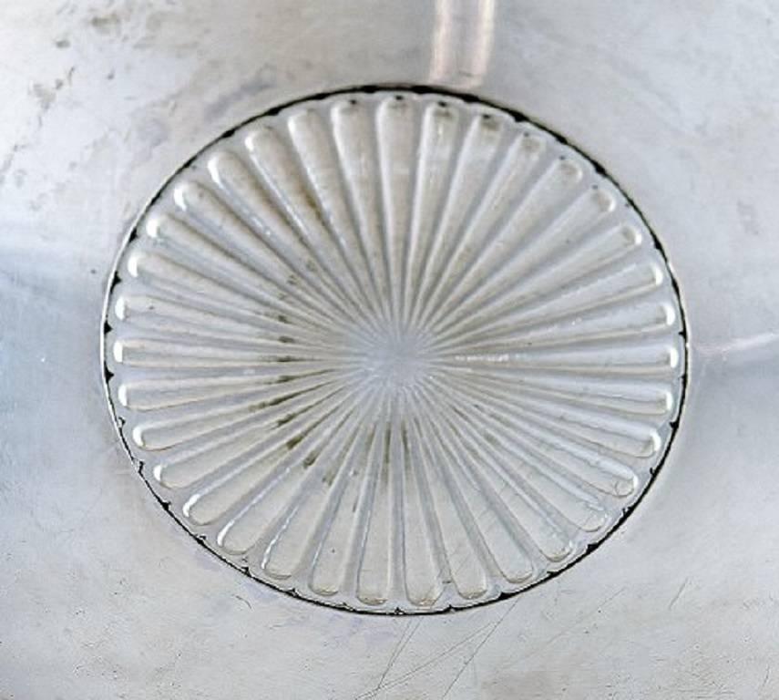 Scandinavian Modern Georg Jensen, Sigvard Bernadotte, Modern sterling silver bowl For Sale
