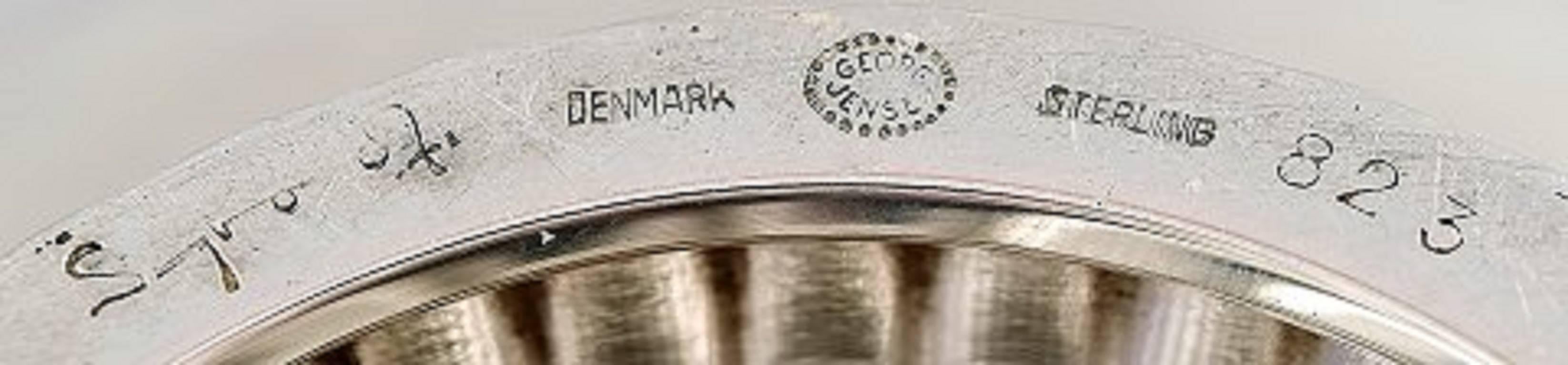 Georg Jensen, Sigvard Bernadotte, Cuenco moderno de plata de ley en Excelente estado para la venta en Copenhagen, DK