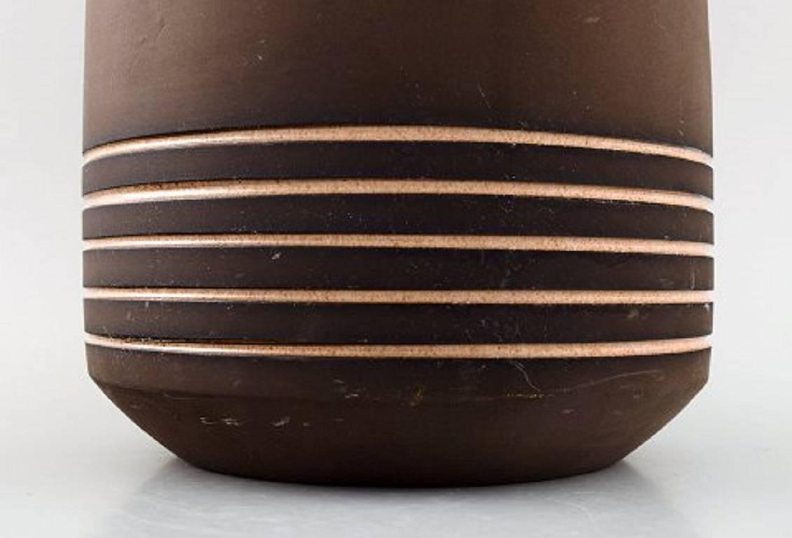 Ulla Winblad for Alingsas Ceramics, Sweden, Floor Vase in Modern Design In Excellent Condition In Copenhagen, DK