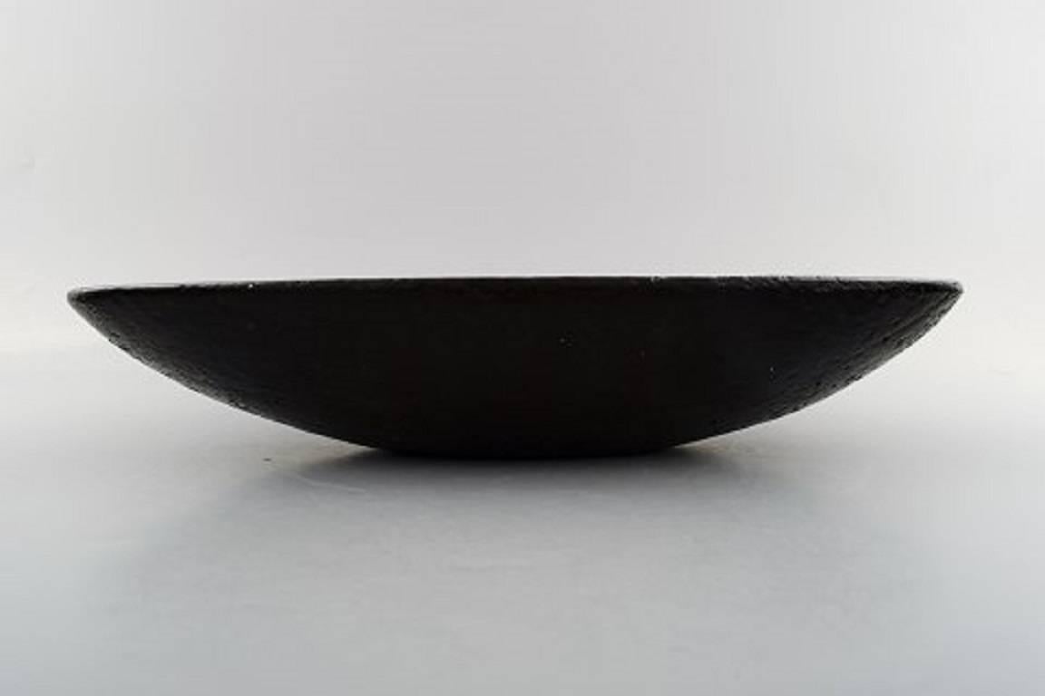 Scandinavian Modern Ingrid Atterberg for Upsala Ekeby Large Dish in Ceramics For Sale