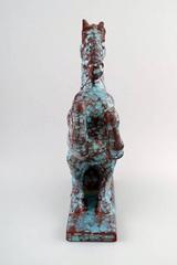 Michael Andersen, Rearing Horse, Green and Violet Glaze