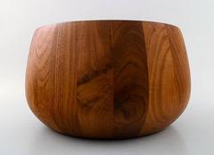 Jens Quistgaard, Danish Design Large Bowl, Staved Teak