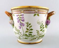 Royal Copenhagen "Flora Danica" Porcelain Large Wine Cooler