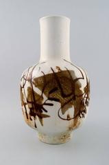 Large Royal Copenhagen or Aluminia Vase by Nils Thorsson