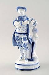 Two Antique Porcelain Figurines, Meissen, 19th Century