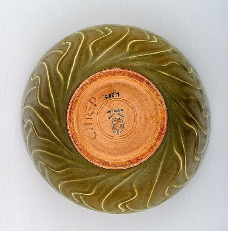 Christian Poulsen, Bing & Grondahl 'B&G' Stoneware Bowl In Excellent Condition For Sale In Copenhagen, DK