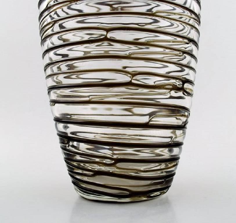 Scandinavian Modern Scandinavian Art Glass Vase, circa 1950s