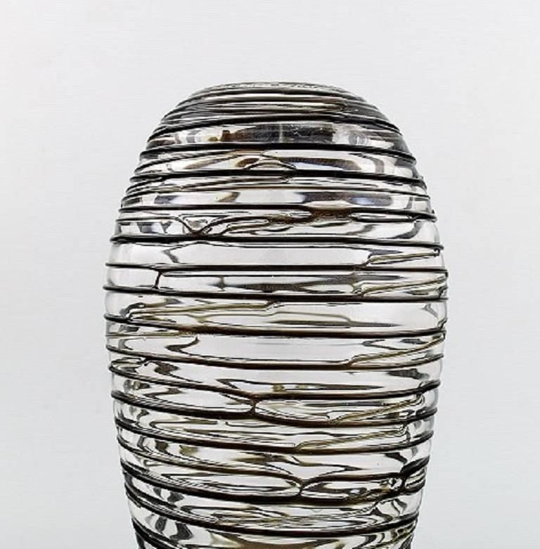 scandinavian art glass vases