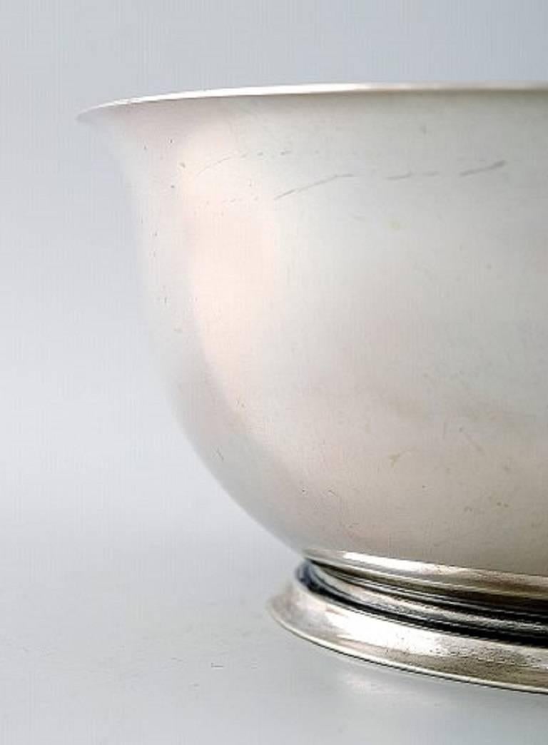 Art Deco Jens Sigsgaard, Silver Saucepan, Denmark, 1940s For Sale