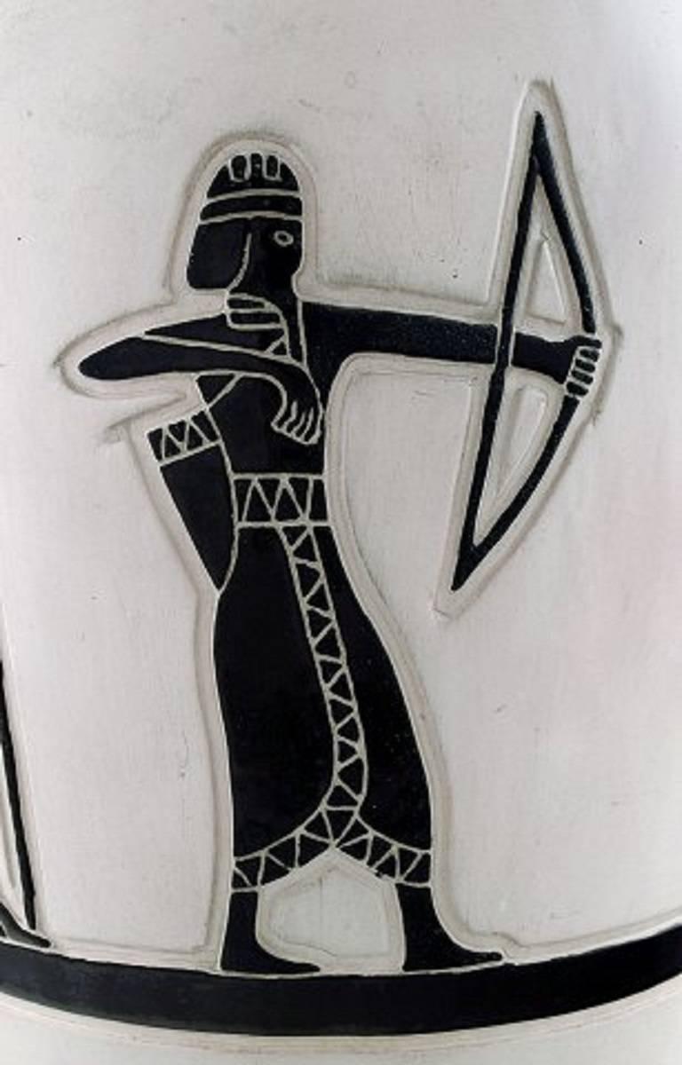 Robert Loiseleur for Lezoux, French Ceramist. Large Modernist Floor