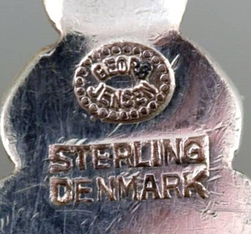 Danish Georg Jensen Sauce Ladle in Full Sterling Silver, Silverware, Acanthus
