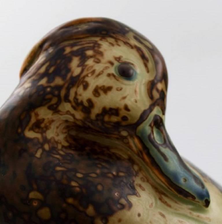 Royal Copenhagen Stoneware Figure Number 20004, Tufted Ducks, Knud Kyhn 1