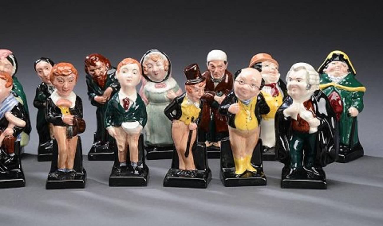 Victorian 24 Charles Dickens Figures from Royal Doulton