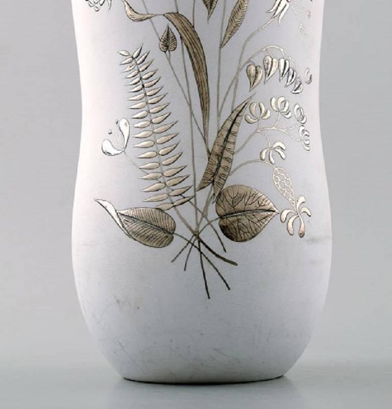 Scandinavian Modern Stig Lindberg, Grazia Studio Hand for Gustavsberg, Large Vase For Sale