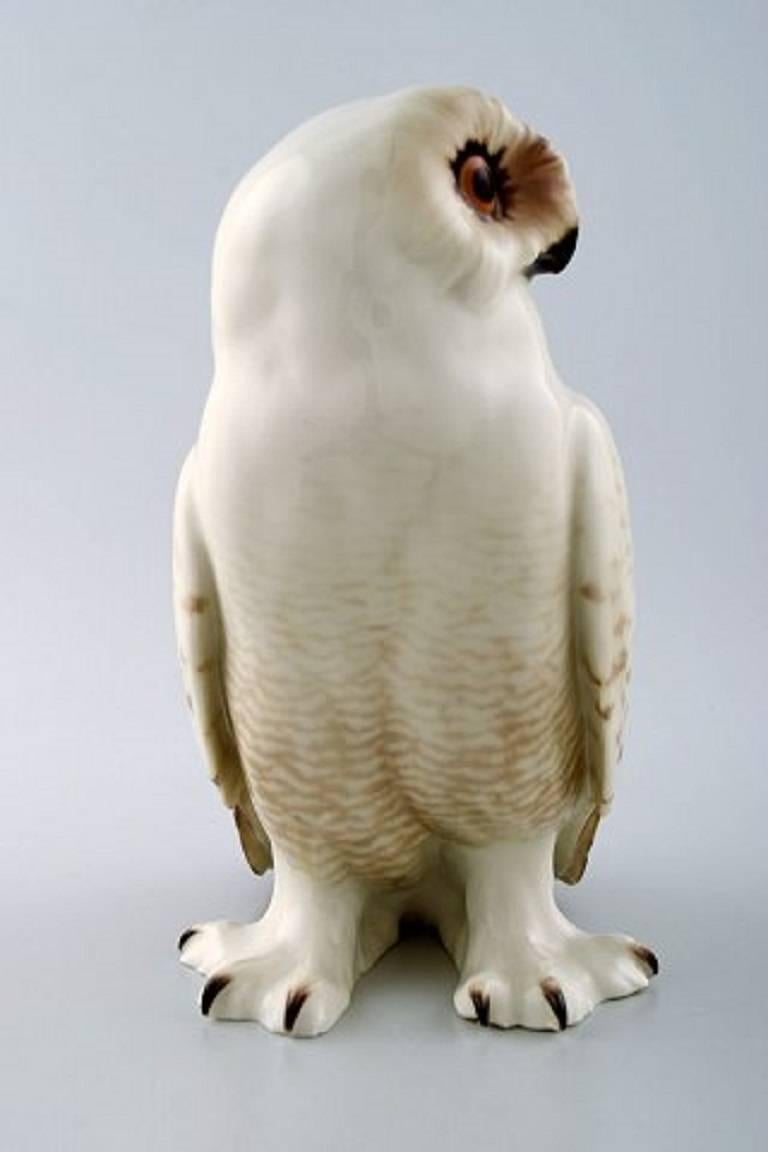 Rörstrand porcelain figure, owl.

Measures 20 cm. X 13 cm.

1st. factory quality., in perfect condition.

Stamped.