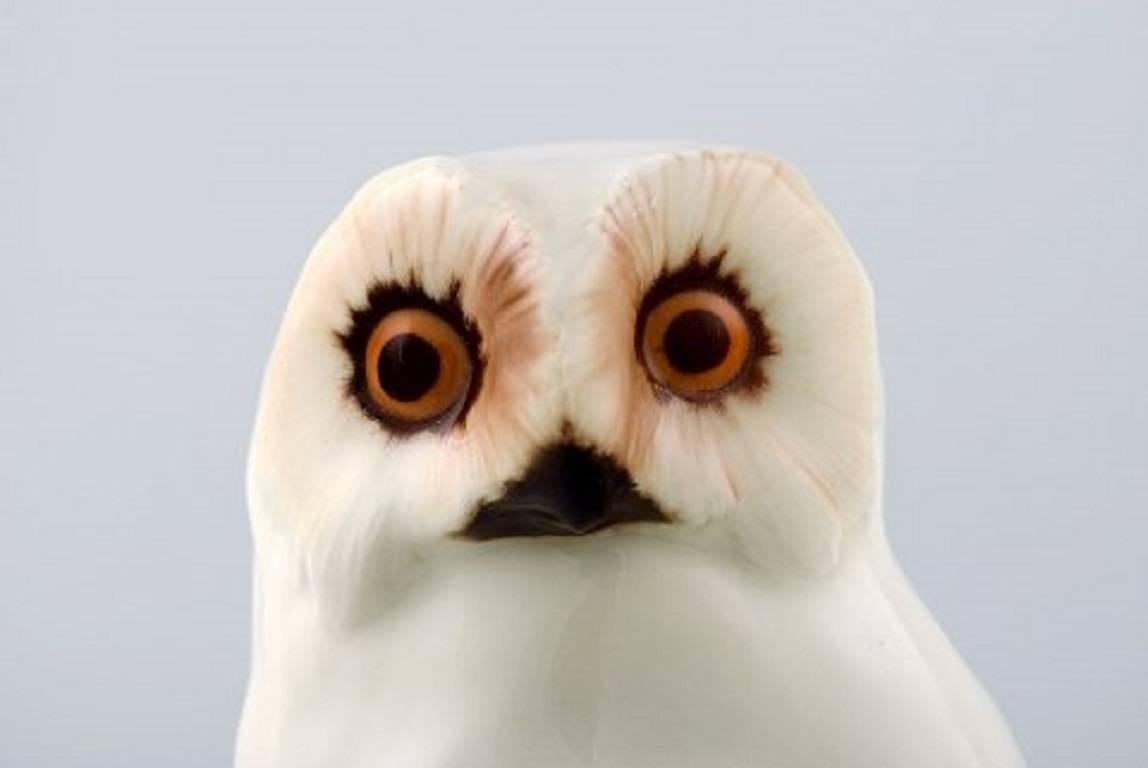 Rörstrand Porcelain Figure, Owl In Excellent Condition In Copenhagen, DK