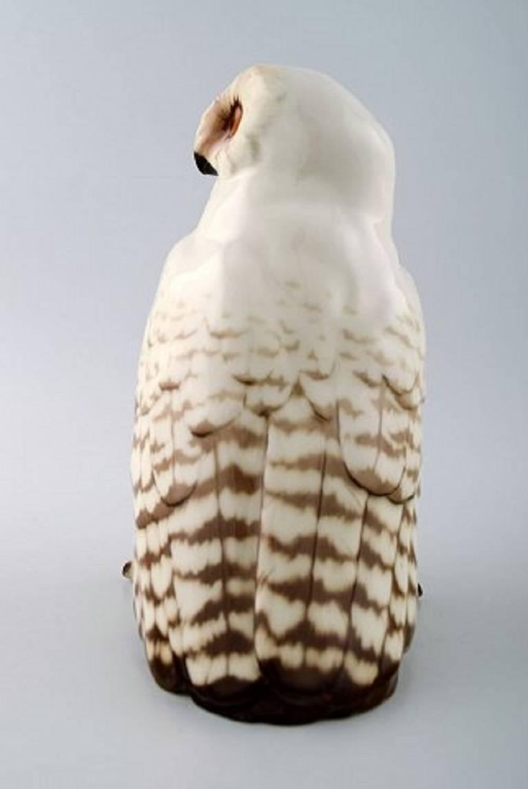 Swedish Rörstrand Porcelain Figure, Owl