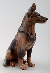 Rare Royal Copenhagen Shepherd Dog Number 1688