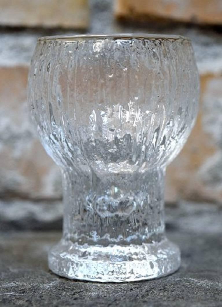 20 Glasses of Iittala Ultima Kekkerit Glass Service, Modern Finnish Glass In Excellent Condition In Copenhagen, DK