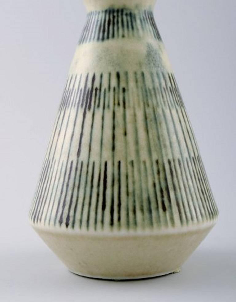 Swedish Carl-Harry Stalhane for Rorstrand / Rørstrand, Ceramic Vase, Rare Form