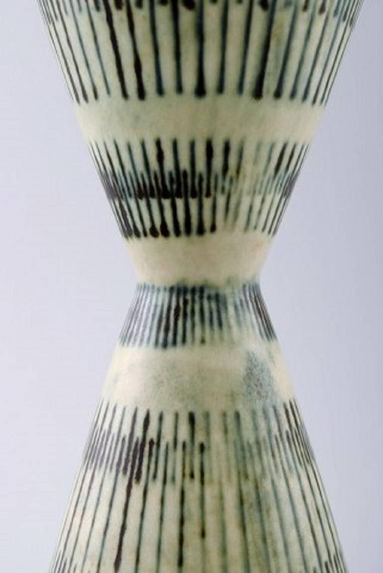 Carl-Harry Stalhane for Rorstrand / Rørstrand, Ceramic Vase, Rare Form In Excellent Condition In Copenhagen, DK