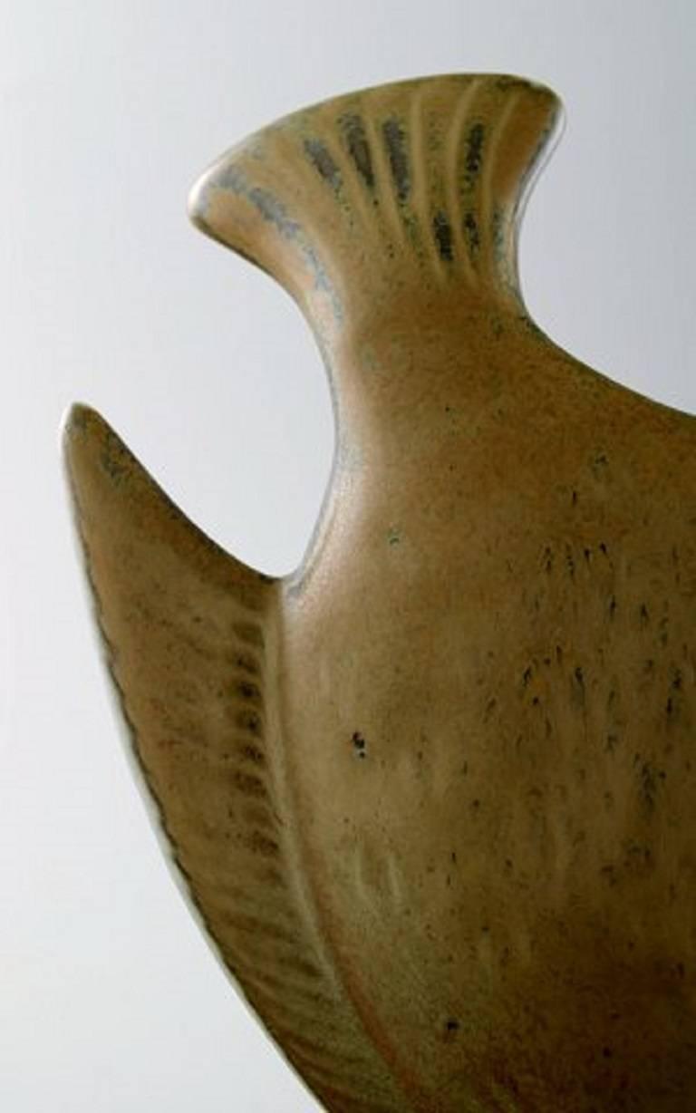 Rörstrand Stoneware Figure by Gunnar Nylund, Fish In Excellent Condition For Sale In Copenhagen, DK