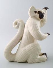Rörstrand Stoneware Figure by Gunnar Nylund, Monkey