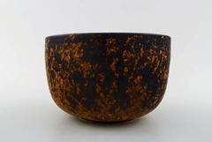 Unique Preben Brandt Larsen Ceramic Bowl, Modern Design, Denmark, 1960s