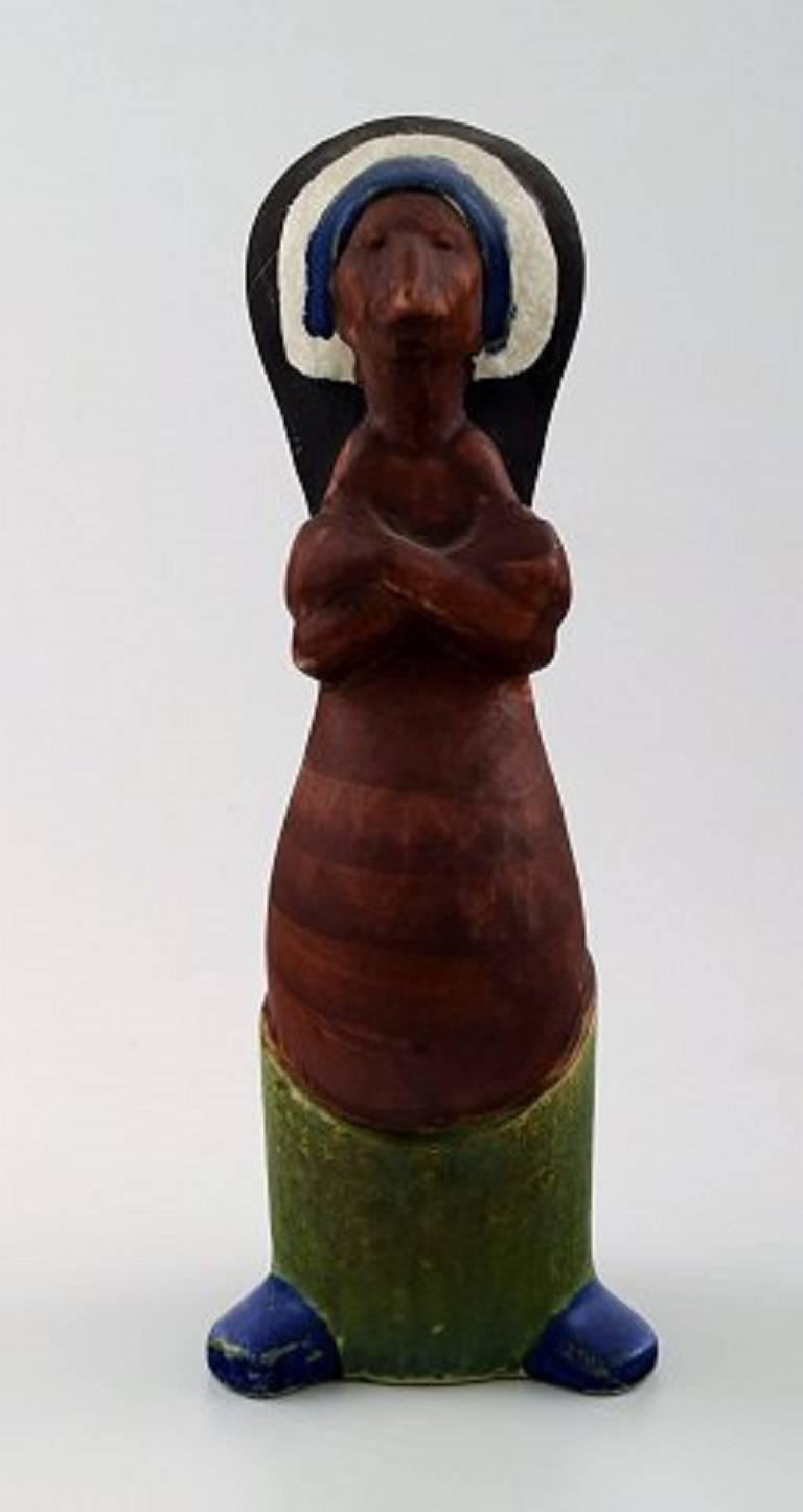 Rolf Palm, Höganäs, trois Indiens, figures uniques en céramique.

Design/One, années 1950.

Dimensions : 21,5 cm. (le plus haut)

Estampillé.

En parfait état.