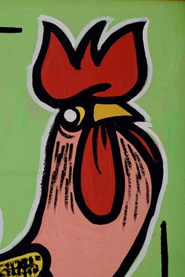 Danish Villy Buus Nielsen, Standing rooster 