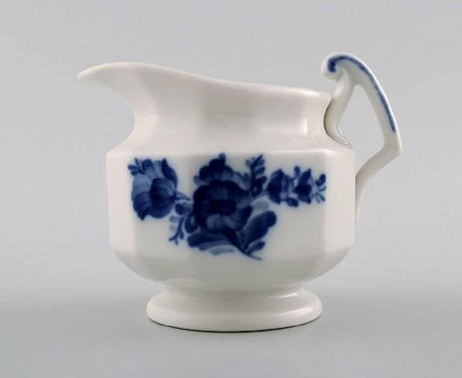 Neoclassical Six Person Royal Copenhagen Blue Flower Angular, Espresso Cups, 'Mocca Cups'