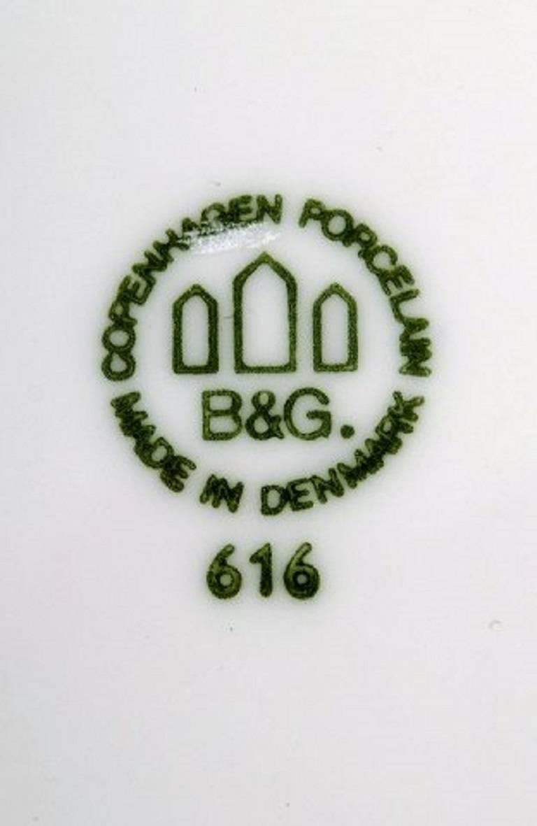 Bing & Grondahl, B&G, White Koppel, Six Person Service by Henning Koppel For Sale 3