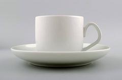 Bing & Grondahl, B&G, White Koppel, Six Person Coffee Service
