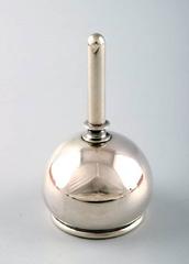 Hingelberg, Aarhus Sterling Silver Table bell Danish Design, circa 1940s