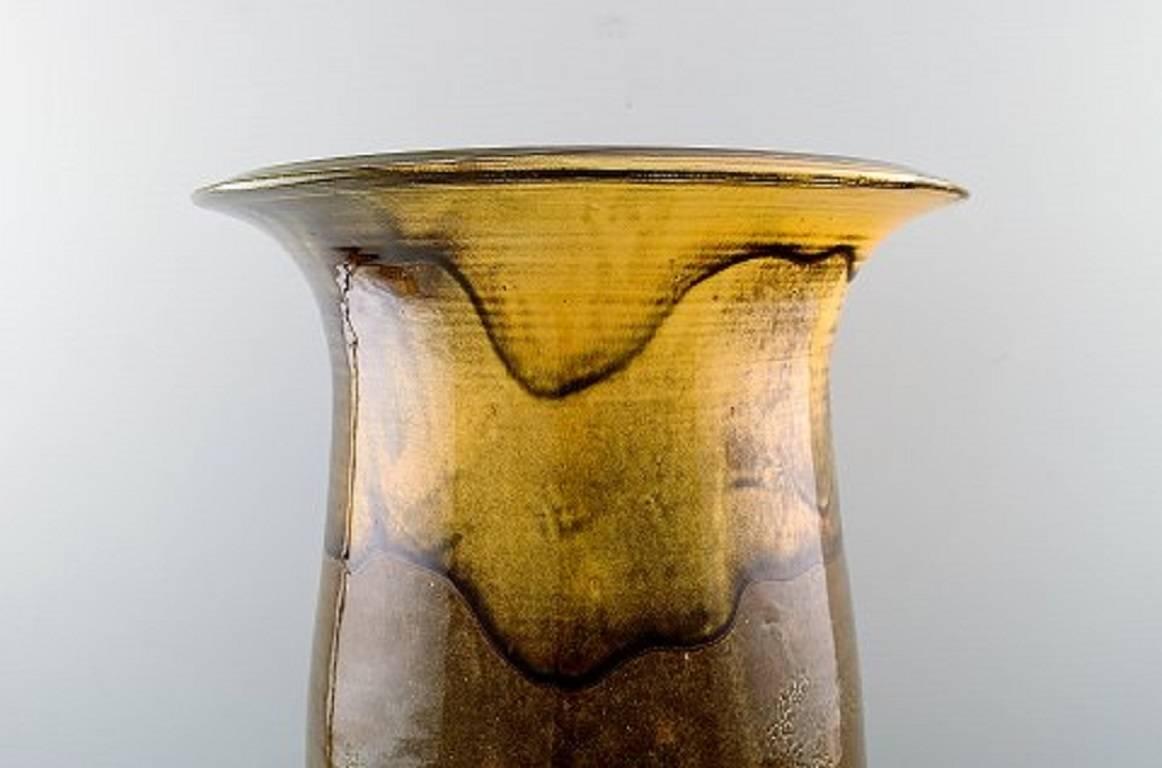Danish Large Kähler, Denmark, Svend Hammershøi/Hammershoi, Glazed Large Vase