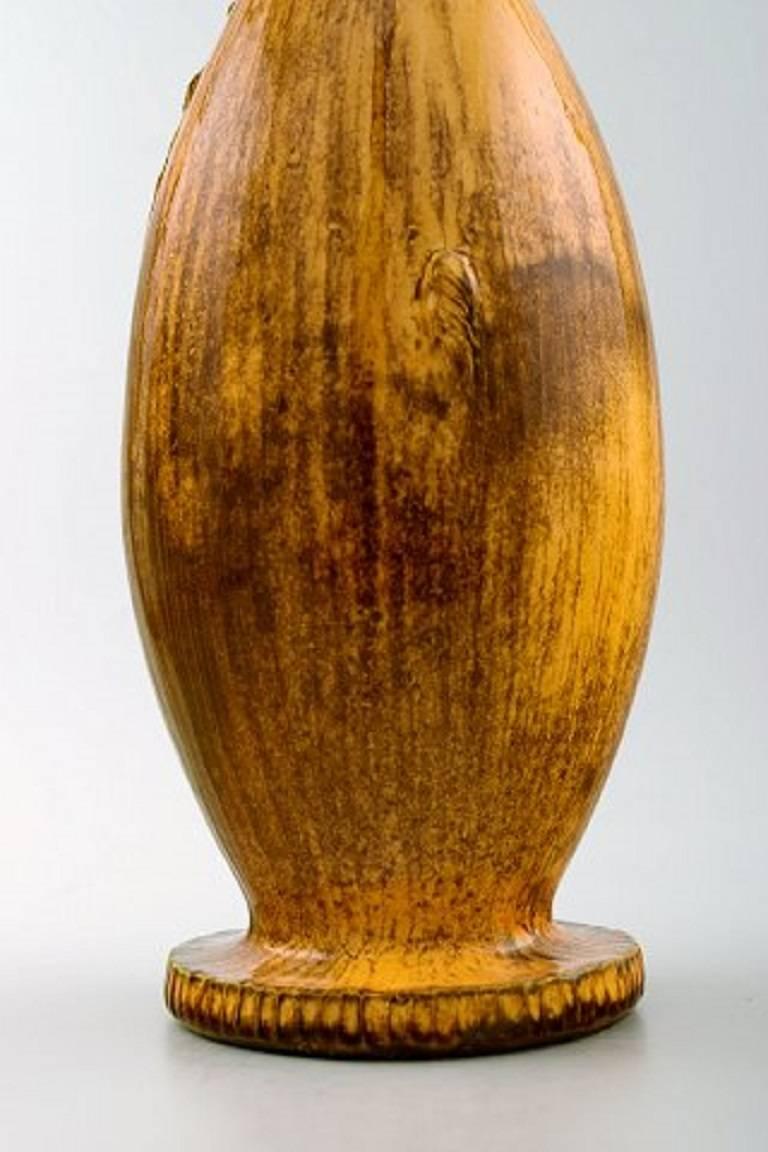 Mid-20th Century Kähler, Denmark, glazed vase, 1930s, Designed by Svend Hammershøi