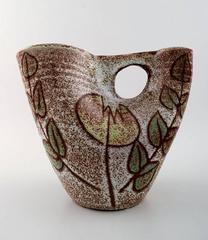 Vase en céramique française, style Picasso