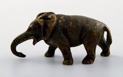Vienna Bronze, Elephant, Bronze Figure of High Quality, Probably Franz Bergmann