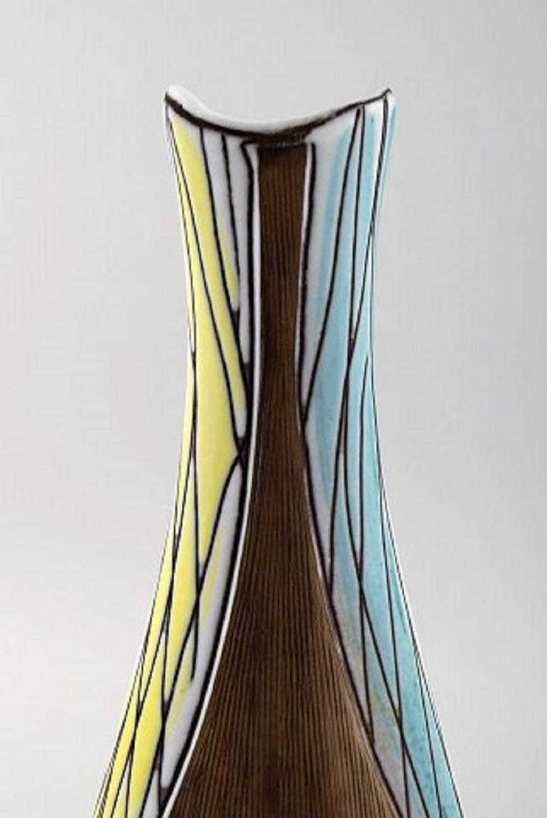 Mari Simmulson for Upsala-Ekeby Ceramic Vase, 1950s-1960s. For Sale 1