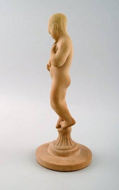 Kai Nielsen, Figure in Earthenware Signed HAK, Denmark