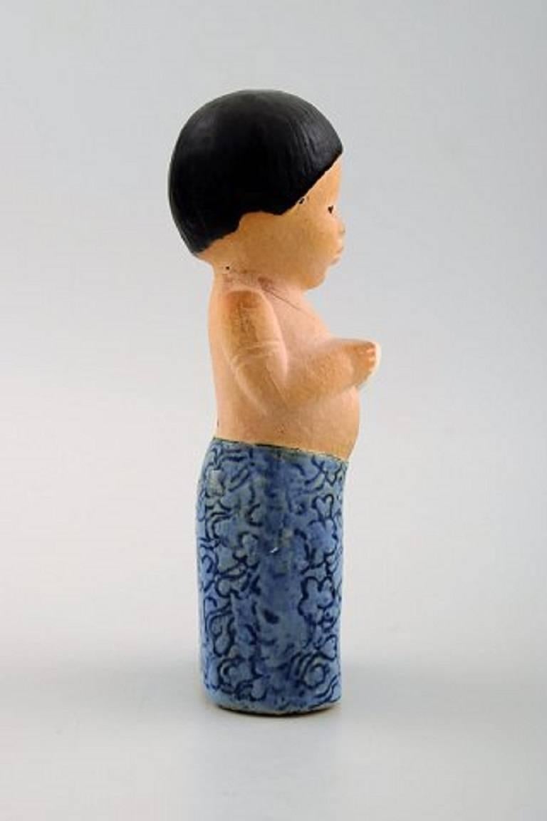 Swedish Lisa Larson for Gustavsberg, Stoneware Figure from 