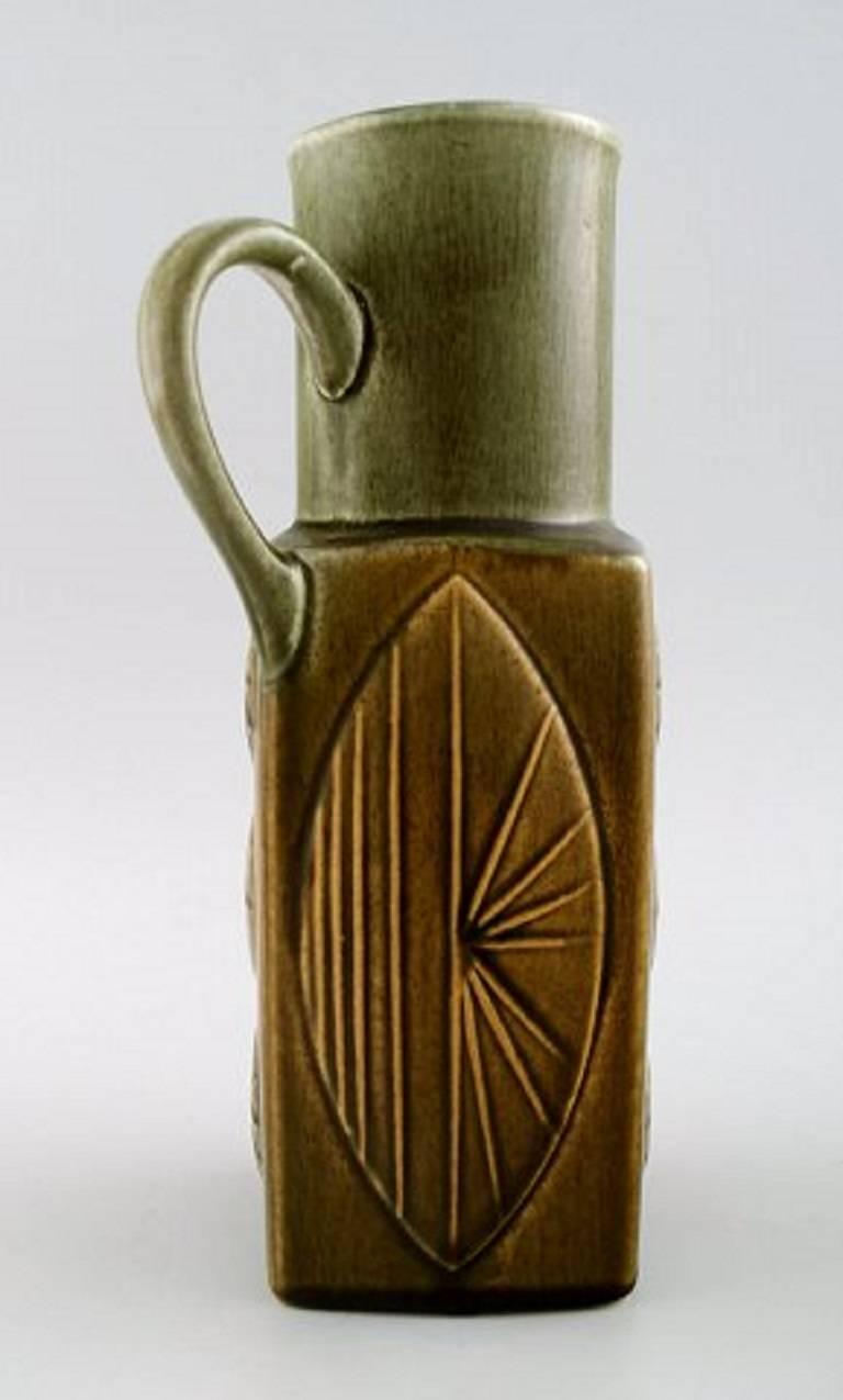 Rörstrand / Rorstrand Large Stoneware Bottle Vase or Pitcher In Excellent Condition For Sale In Copenhagen, DK